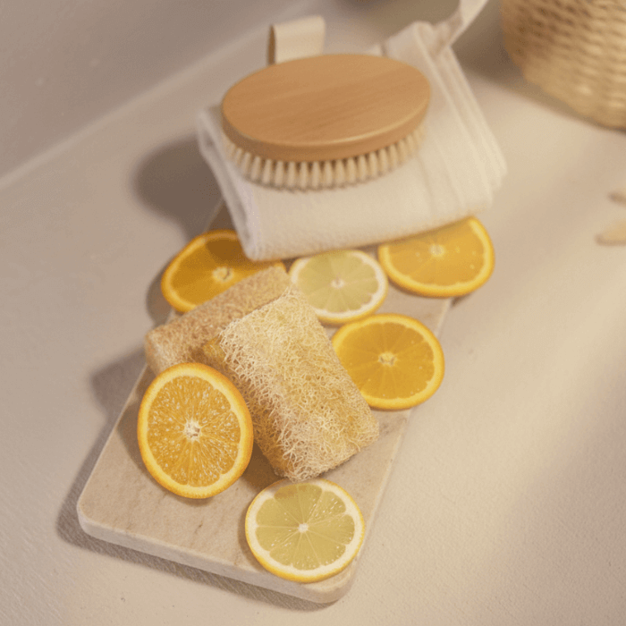 Vitamin C Luffa Seife – Belebende Reinigung mit Glow-Effekt