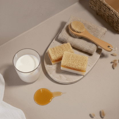 Ziegenmilch mit Honig Luffa Seife – Reichhaltige Pflege